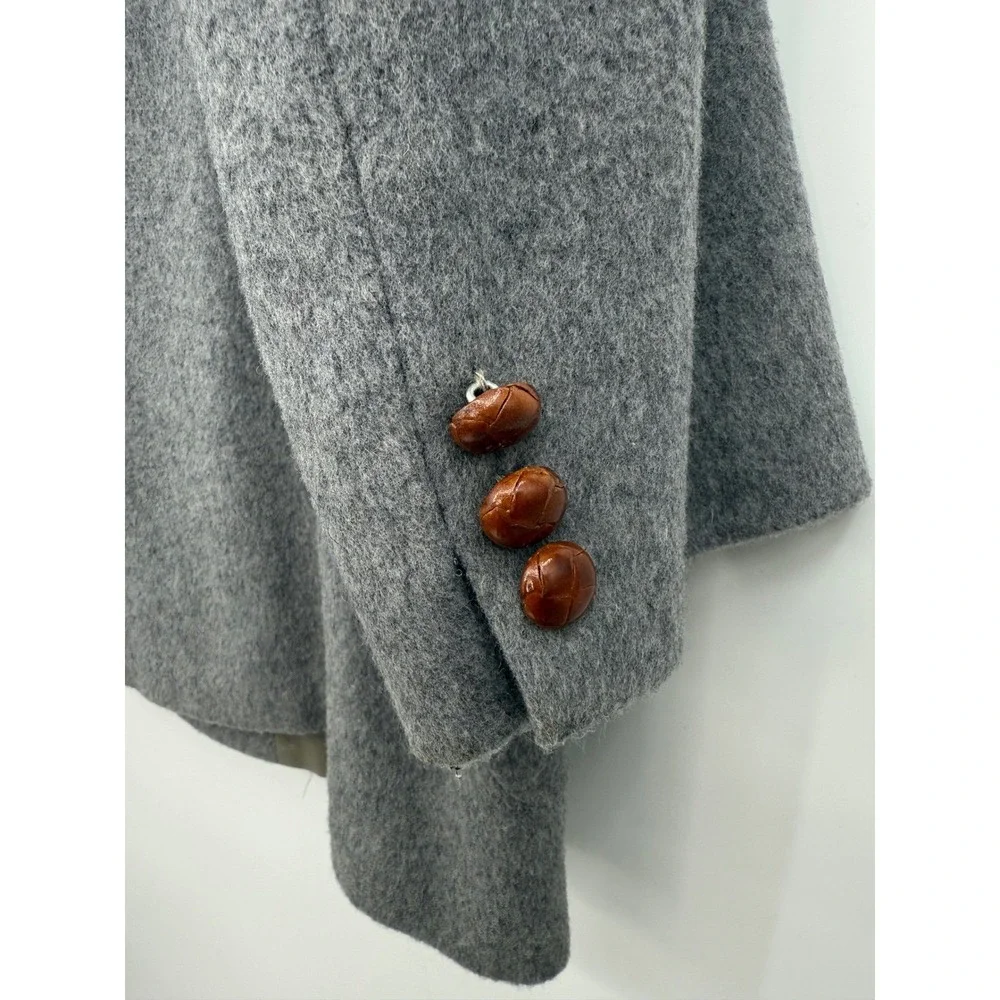 VTG Mainline Collection Men Sports Jacket Gray Wool Cashmere‎ Old Money Office